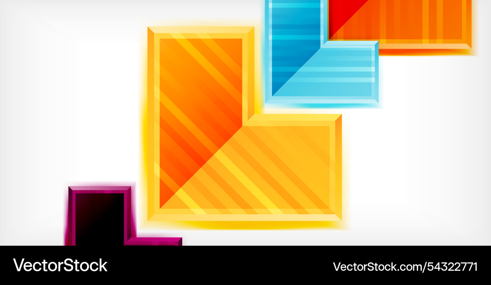 Arrow symbols created with 3d effects and line Vector Image