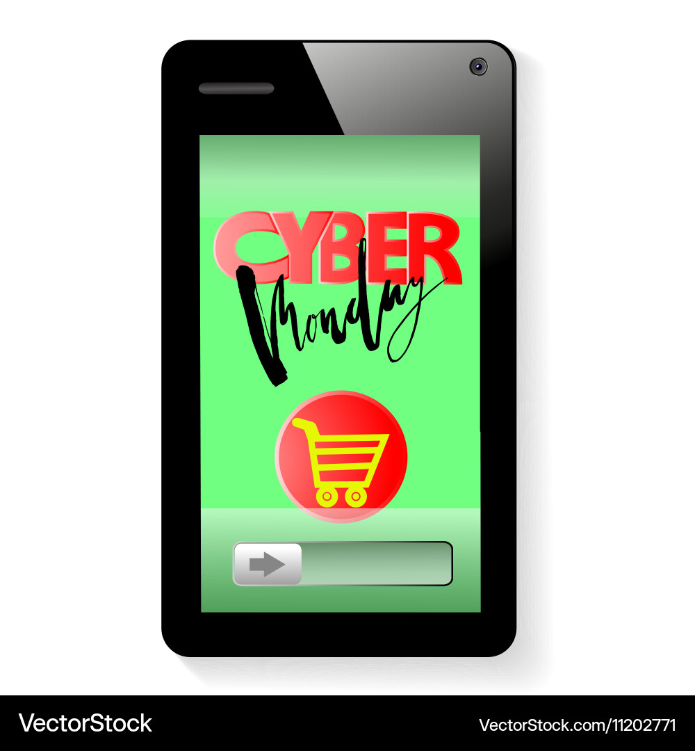 Background of online shoping add to cart vector image