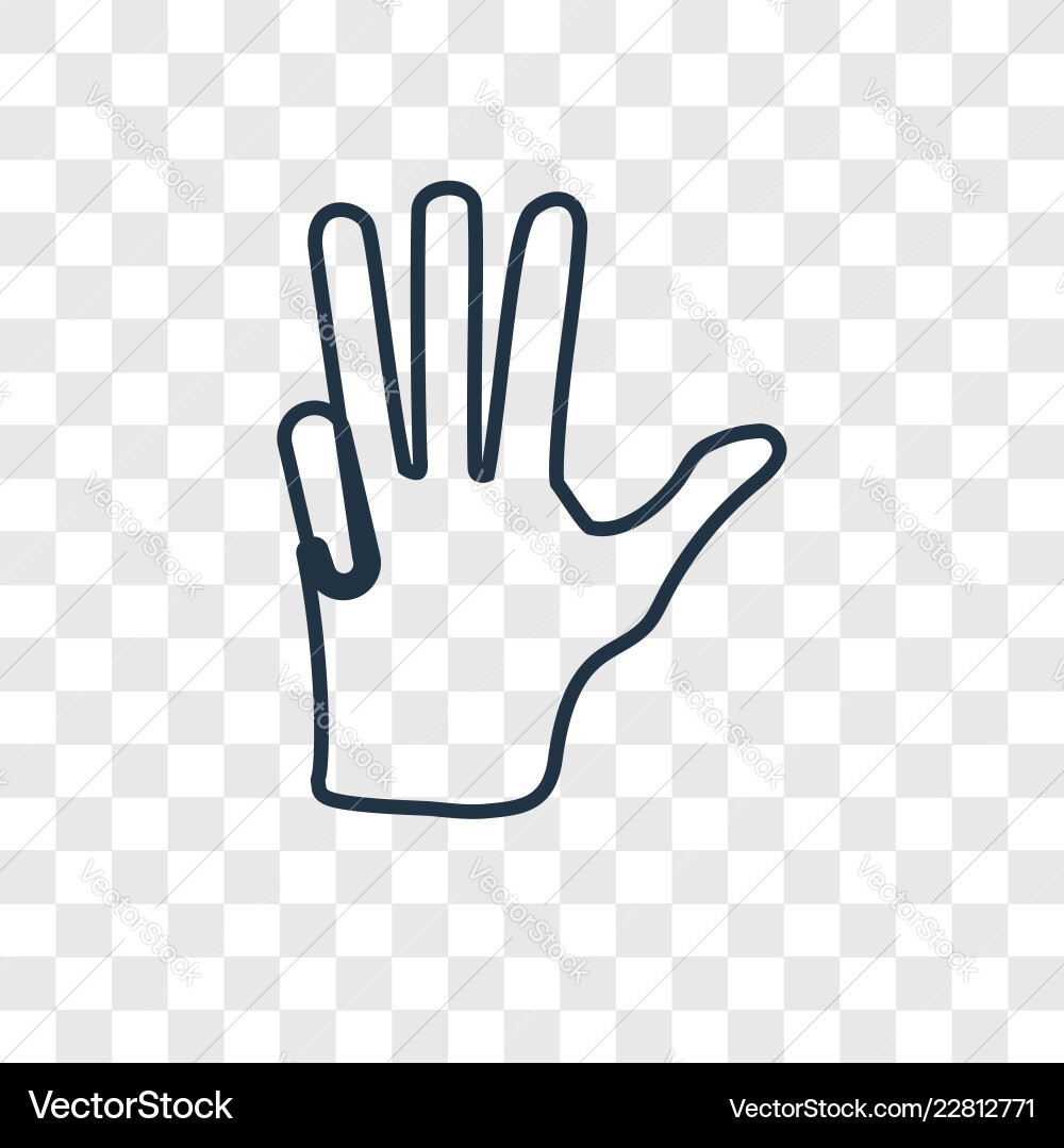 Counting concept linear icon isolated Counting concept linear icon isolated Vector Image