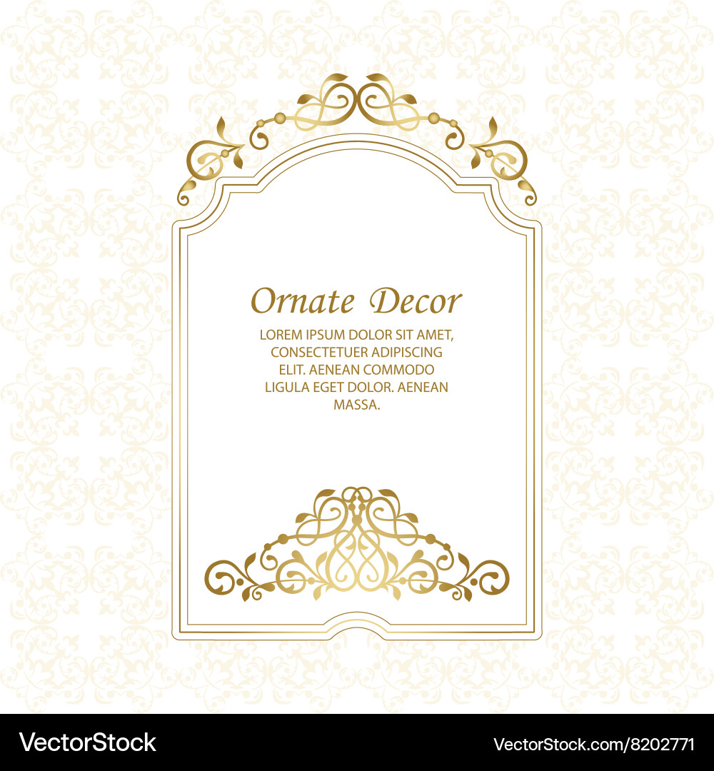 Elegant element for design template vector image