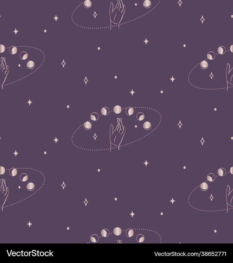 Seamless background and pattern with wrists vector image