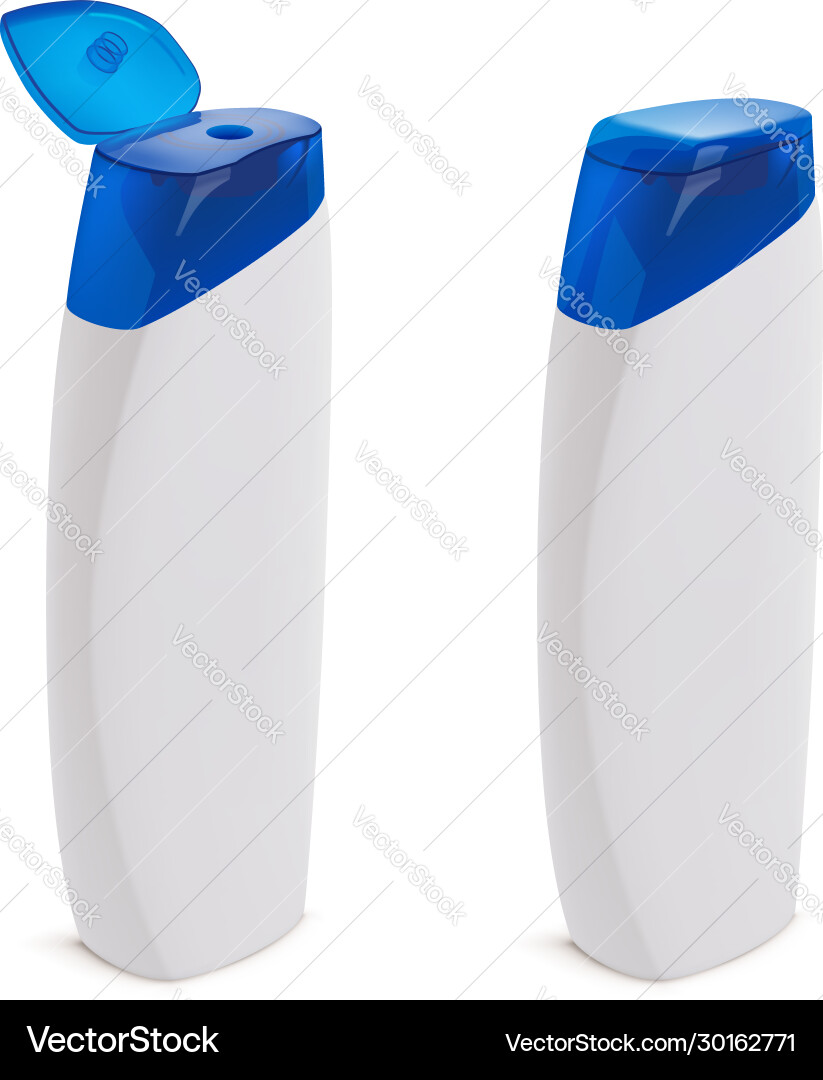 Shampoo bottles set Royalty Free Vector Image - VectorStock