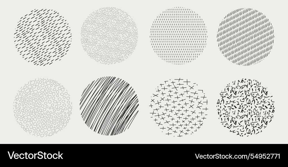Slash quirky irregular lines textures set Slash quirky irregular lines textures set vector image