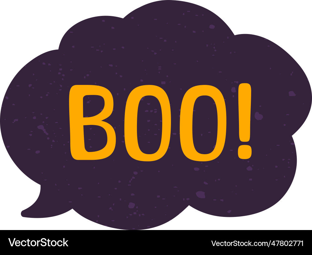 Speech bubble with text boo sound effect digital Speech bubble with text boo sound effect digital Vector Image