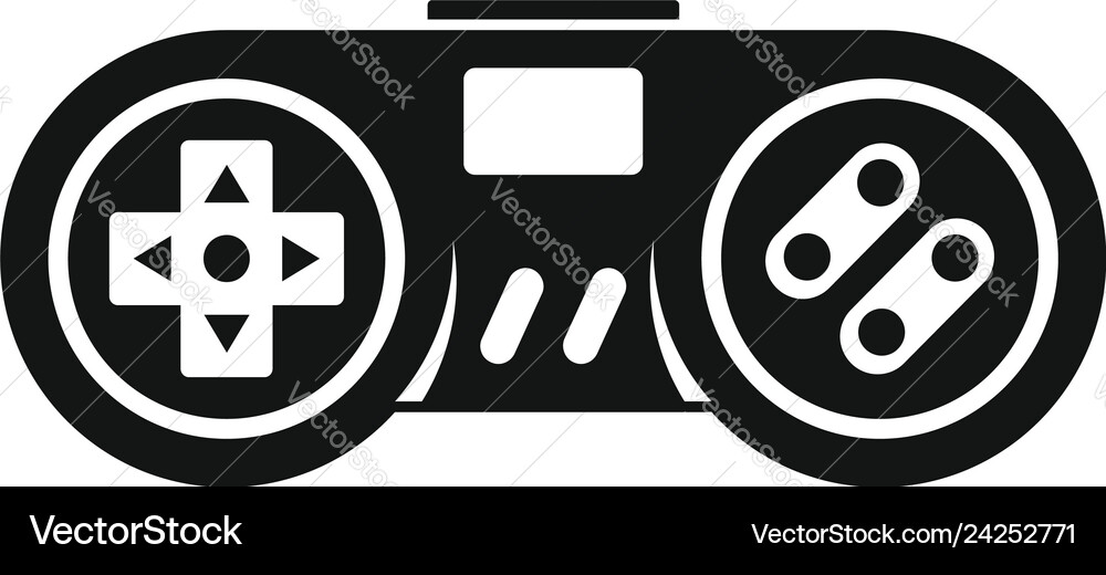 Wireless controller icon simple style Vector Image