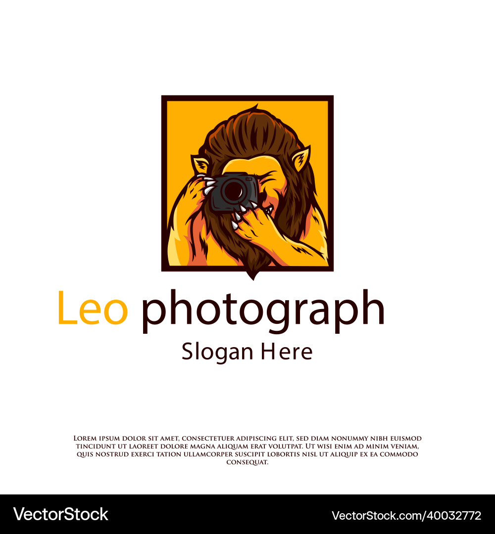 Design des Logos der Fotografie Design des Logos der Fotografie vektorbild