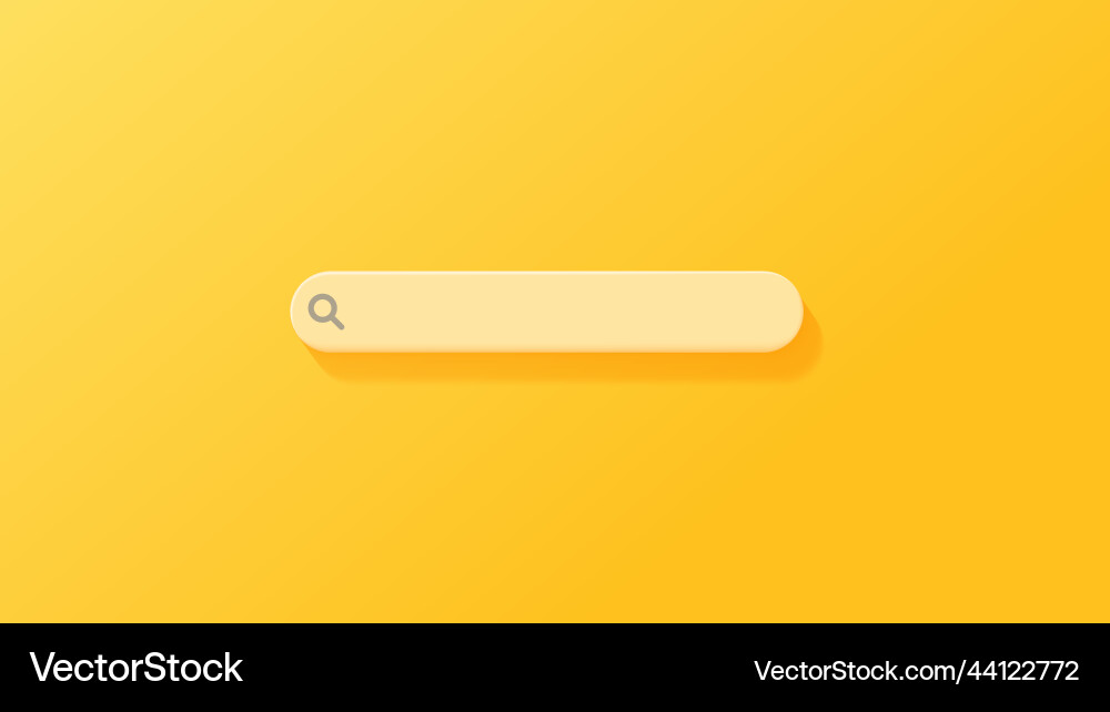 Minimal Search Bar vector image