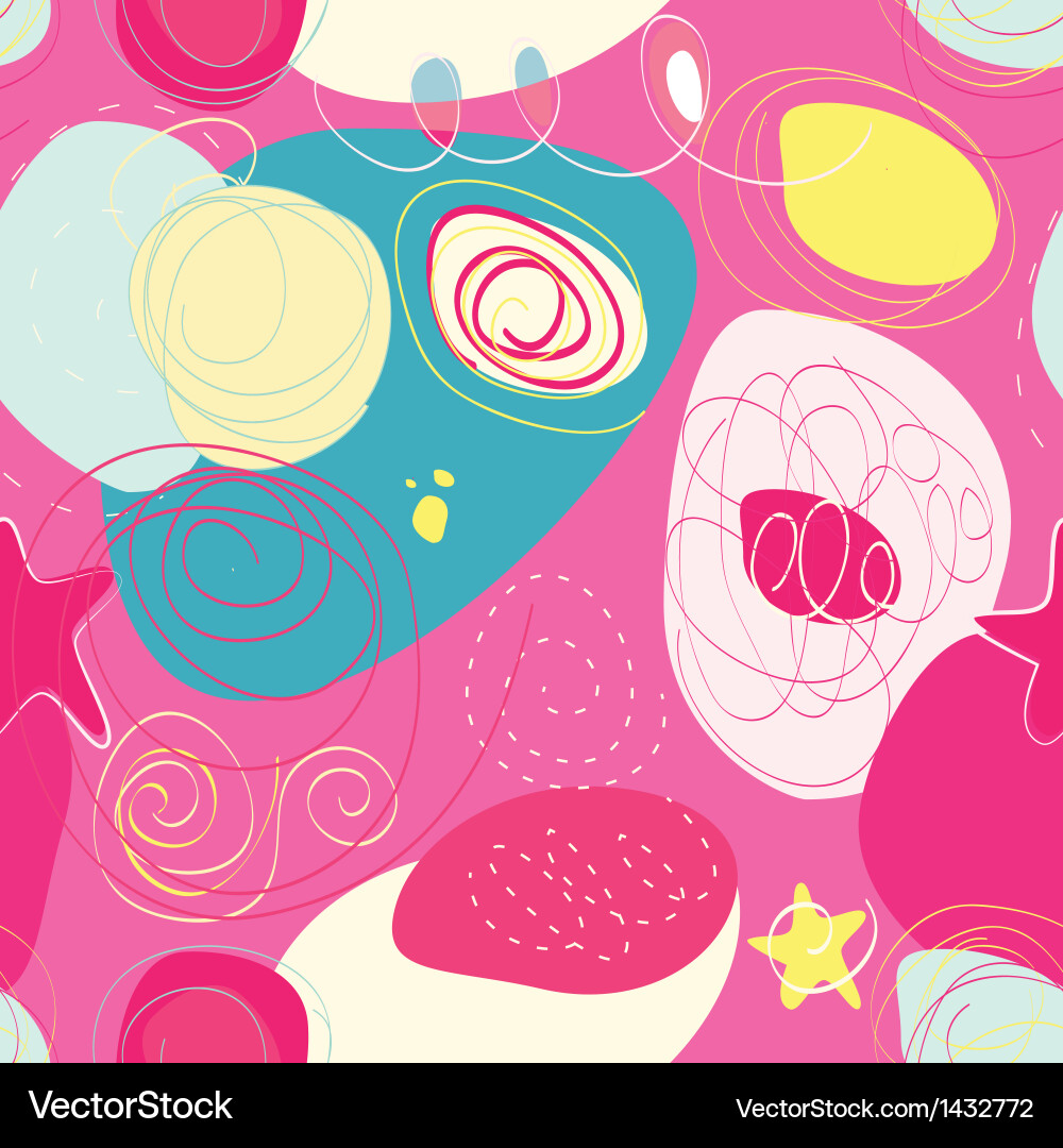 Seamless colorful abstract pattern vector image