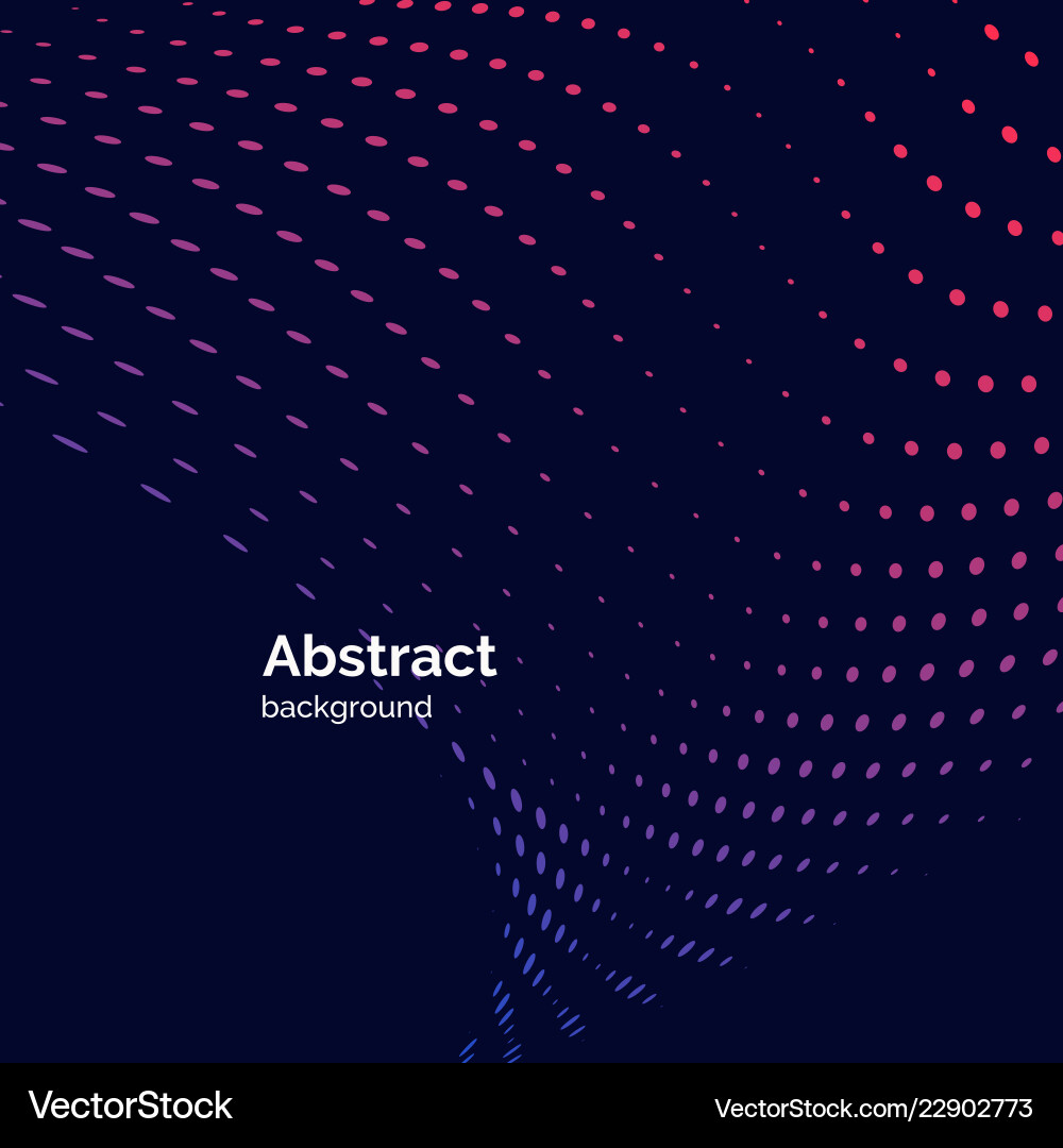 Abstract background with a colored dynamic vector image
