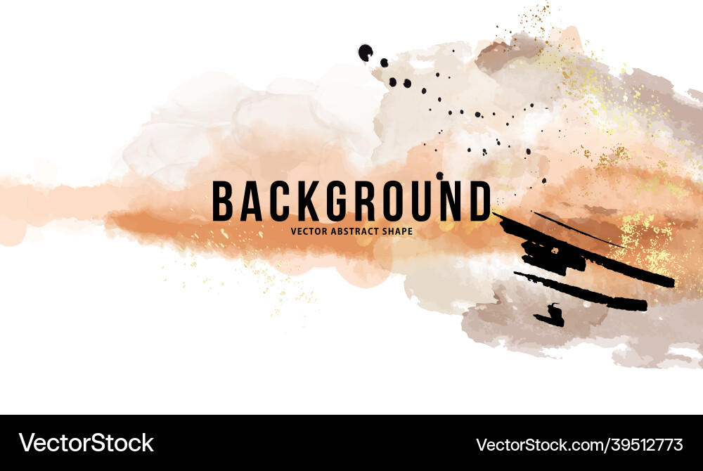 Abstract background with watercolro line shapes Abstract background with watercolro line shapes vector image