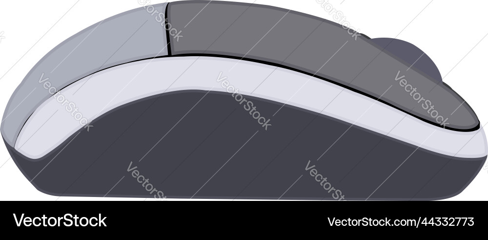 Computer mouse on a white background vector image