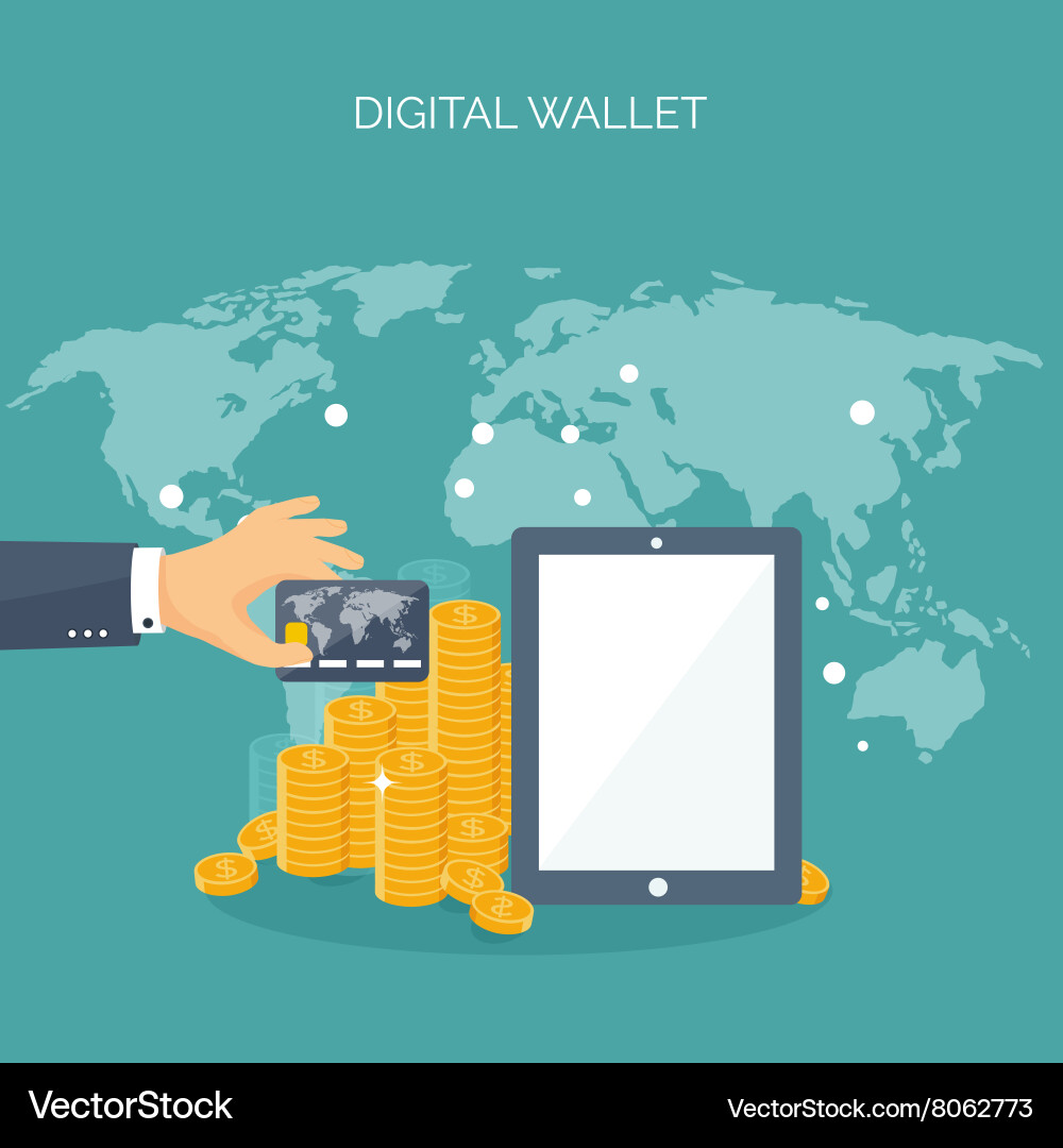 Flat header shopping web Vector Image