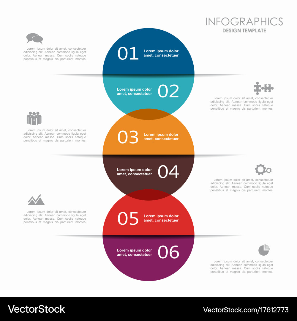 Infographic template can be used for workflow vector image
