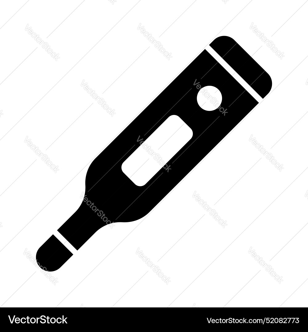 Thermometer in modern style temperature measuring Vector Image