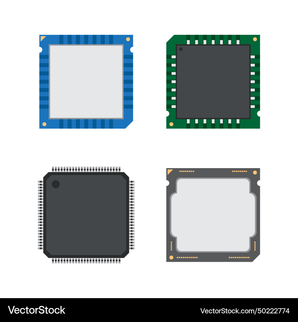 Cpu for computer processor Cpu for computer processor vector image