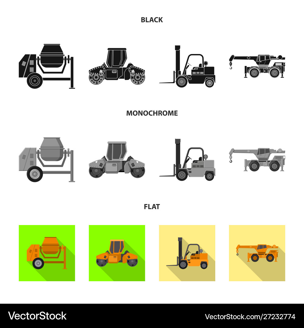 Isolated object build and construction icon Isolated object build and construction icon vector image