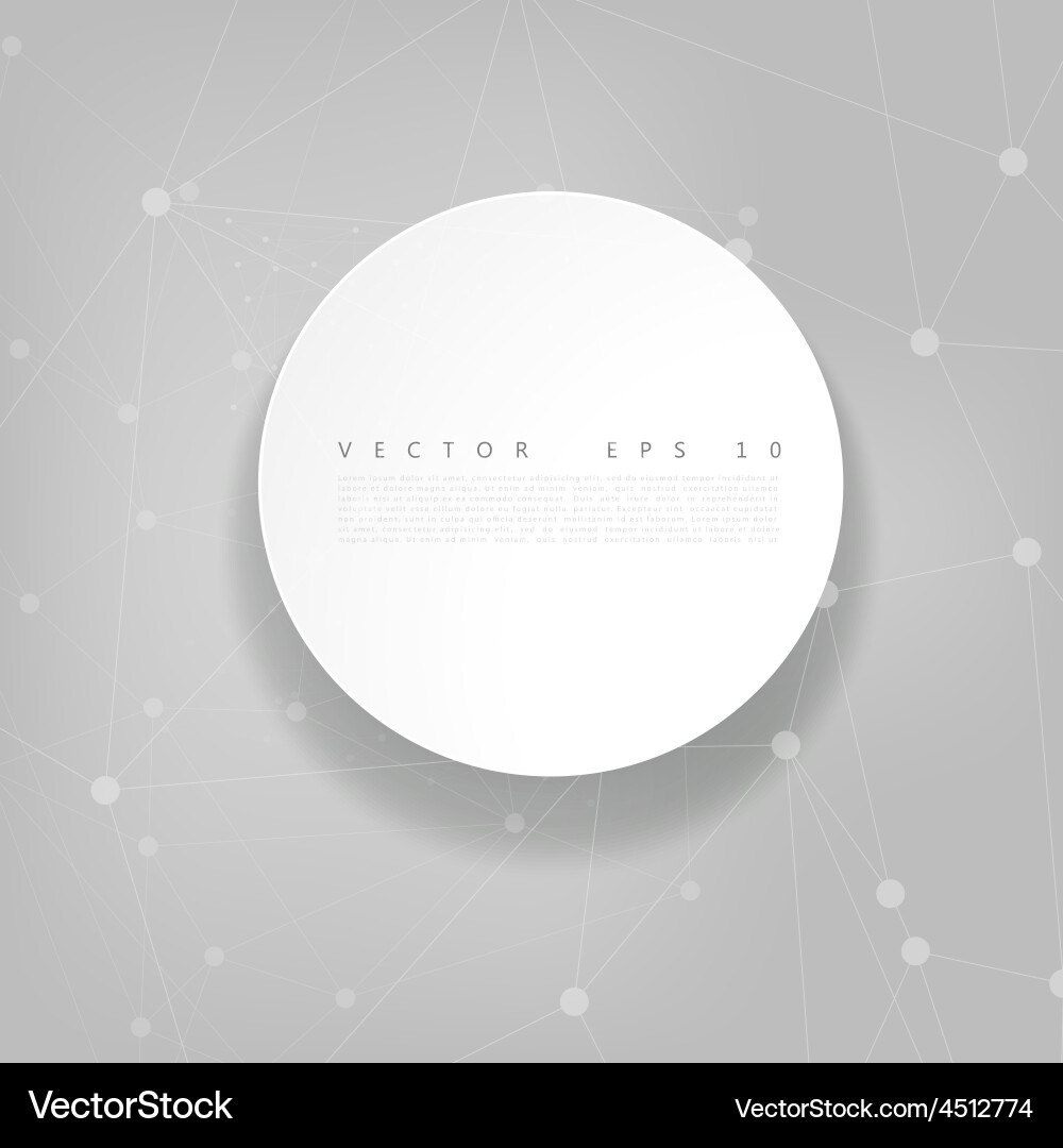 Network background abstract polygon Vector Image