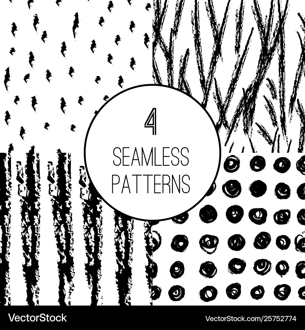 Seamless pattern collection Vector Image