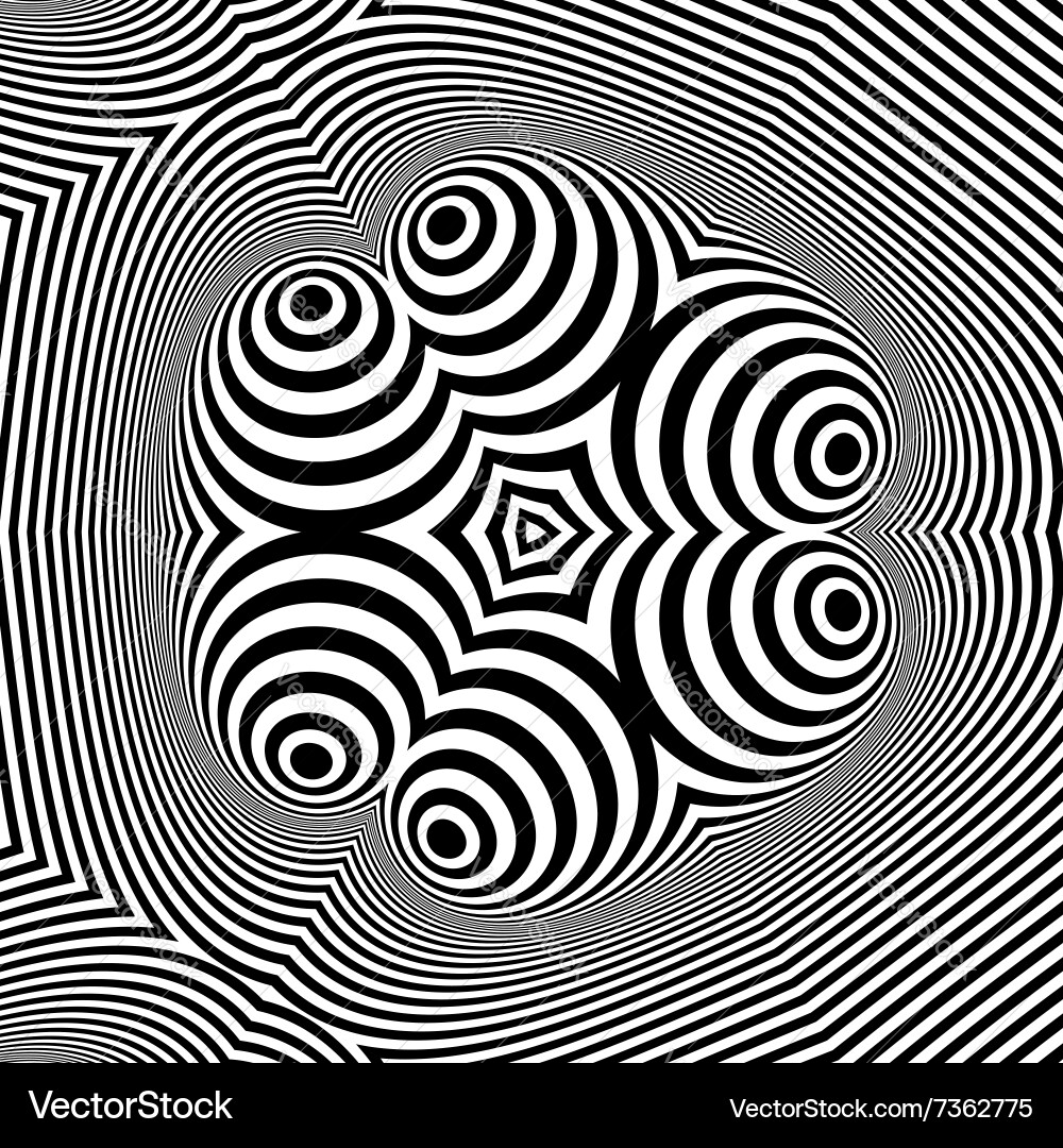 Abstract 3D Geometric Pattern vector image
