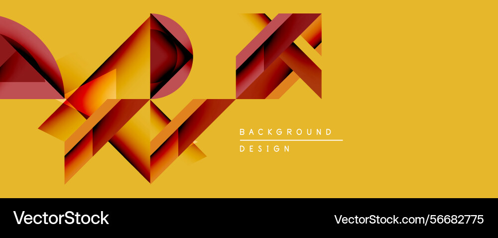 Abstract geometric shapes create dynamic Abstract geometric shapes create dynamic vector image