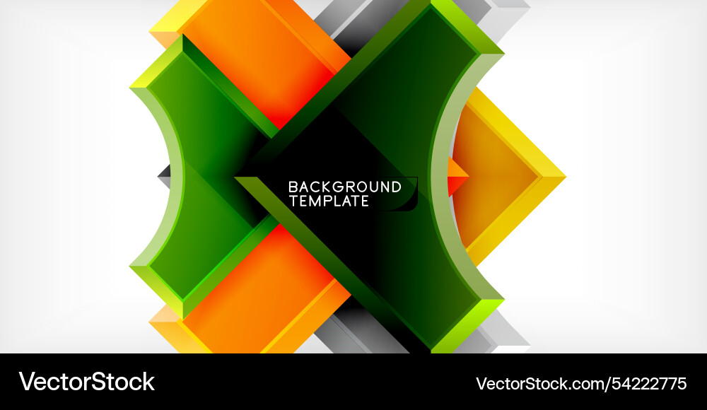 Arrow with round elements color geometric shapes Arrow with round elements color geometric shapes Vector Image