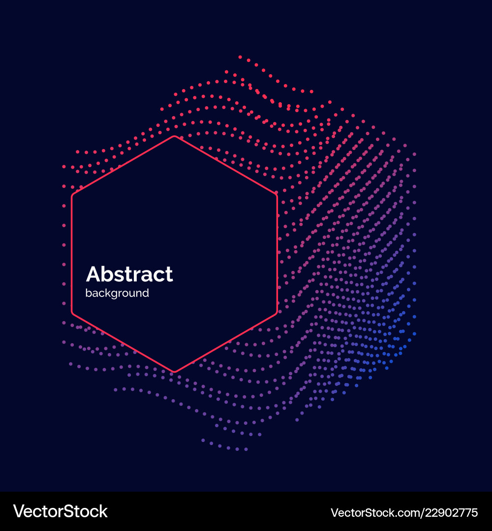 Dynamic Abstract Waves Background Vector Image
