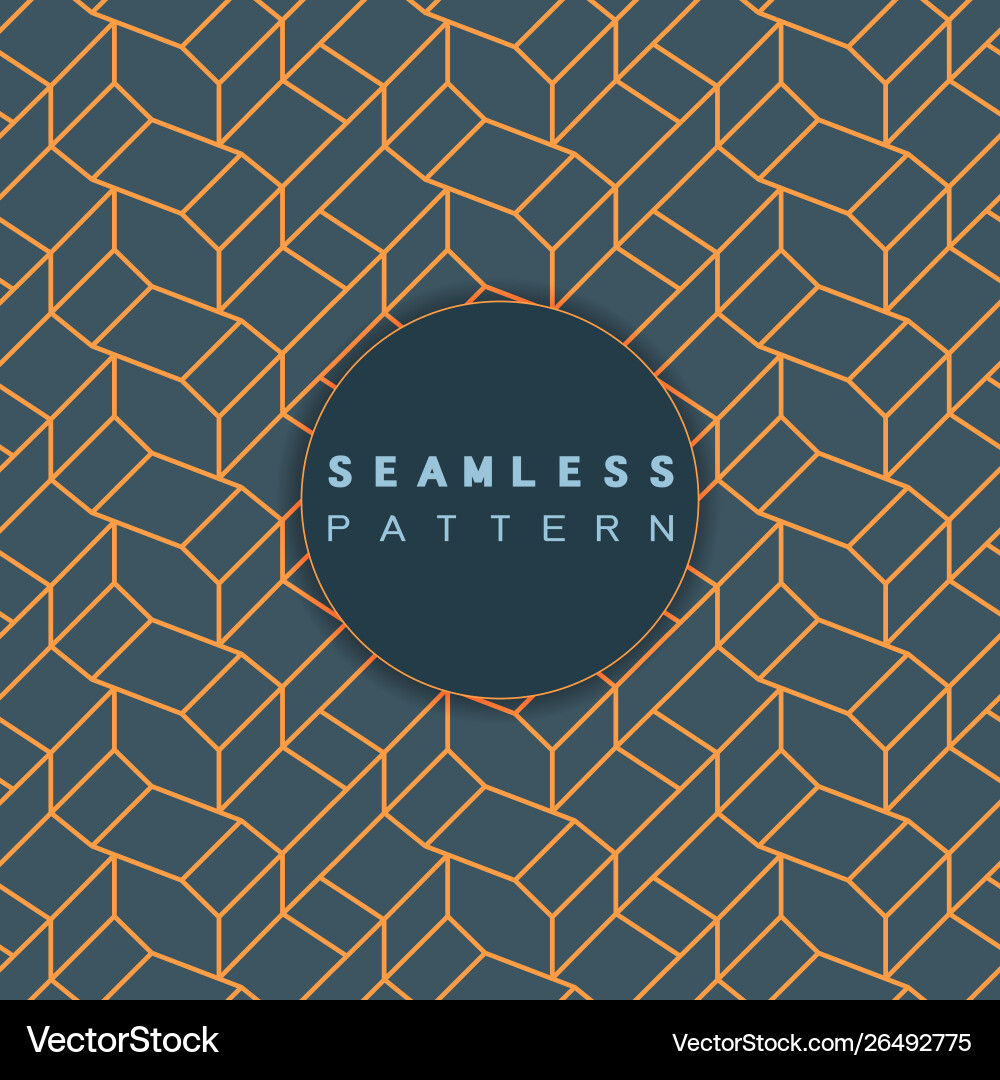 Outline geometric pattern seamless retro style Outline geometric pattern seamless retro style vector image