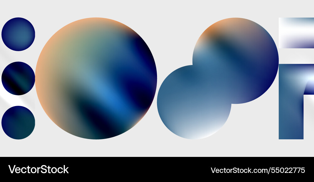 Triangles circles squares rectangles design vector image
