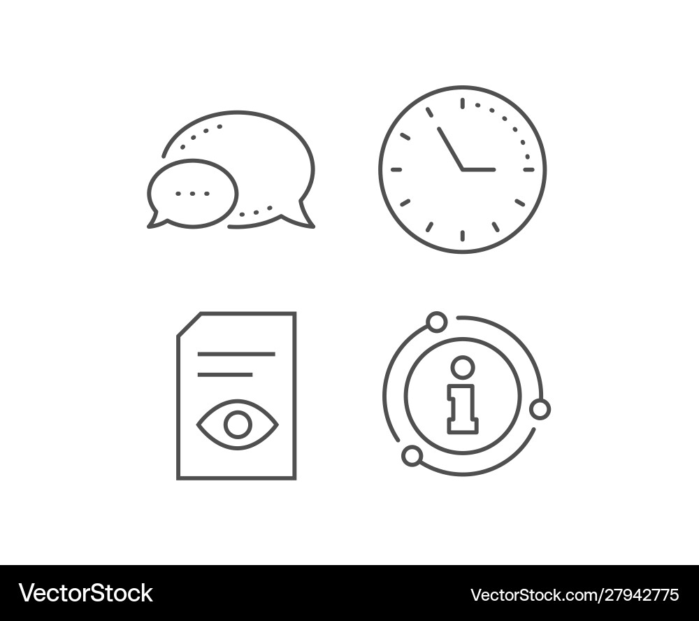 View document line icon open file sign vector image