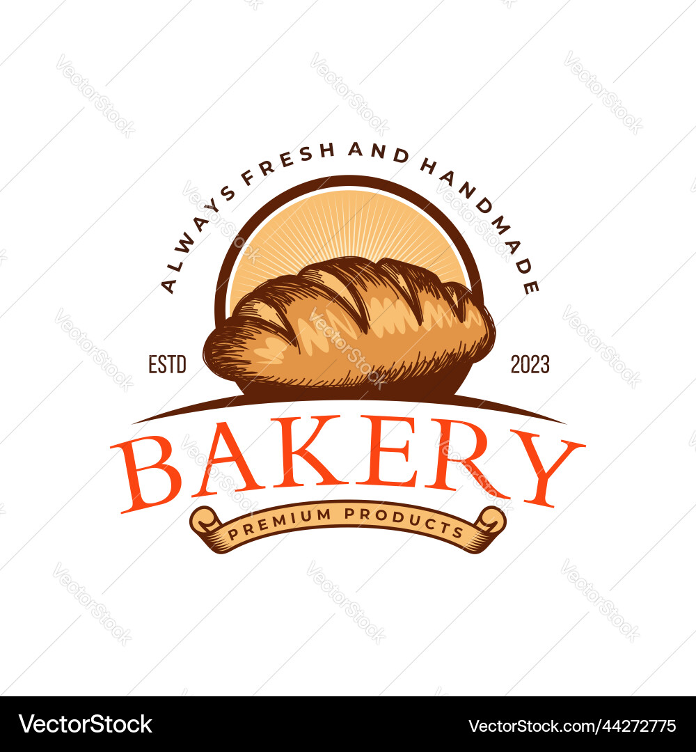 Vintage Retro Bäckerei Logo Abzeichen und Etiketten Lager Vintage Retro Bäckerei Logo Abzeichen und Etiketten Lager vektorbild