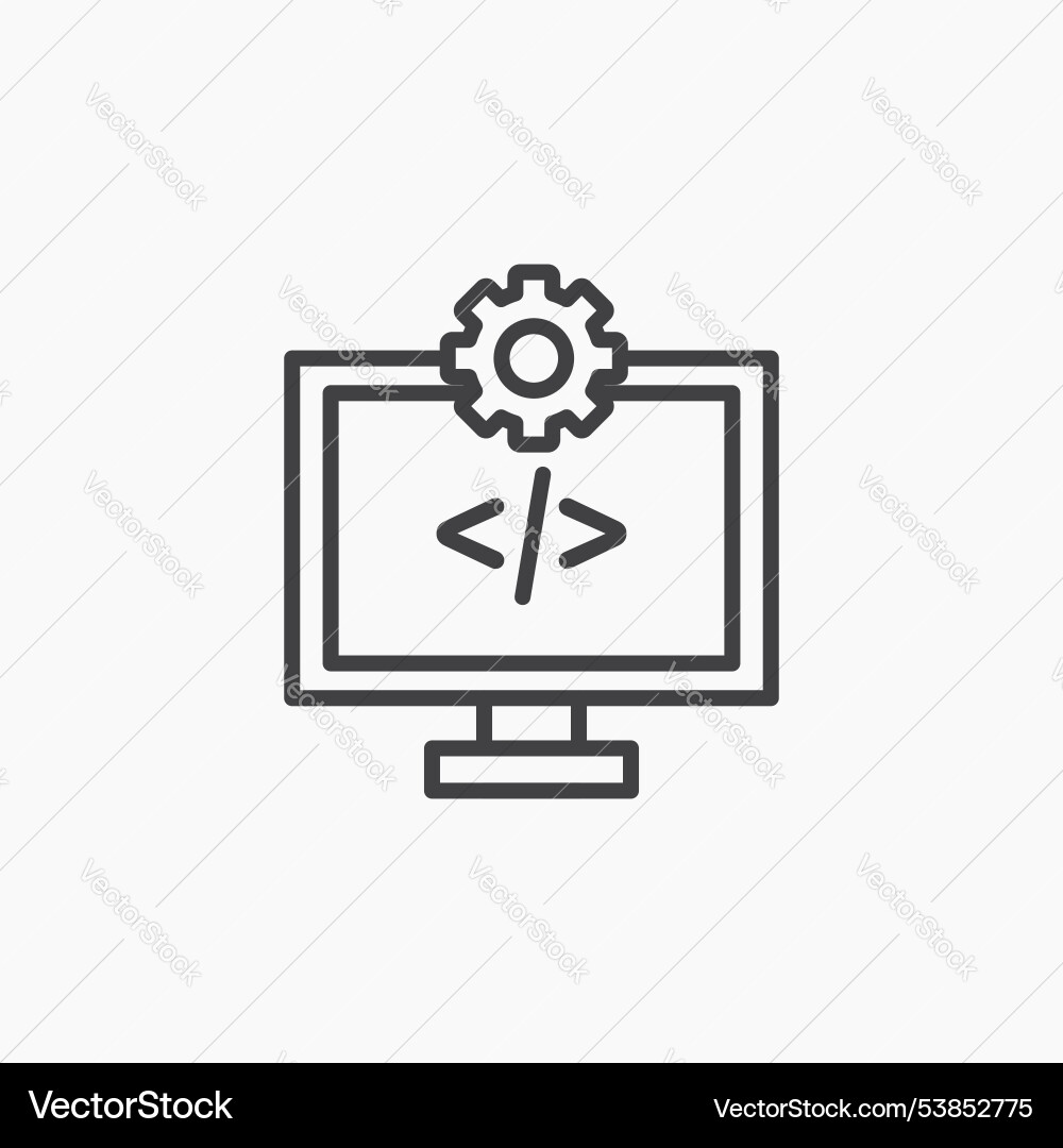 Web development icon set Vector Image