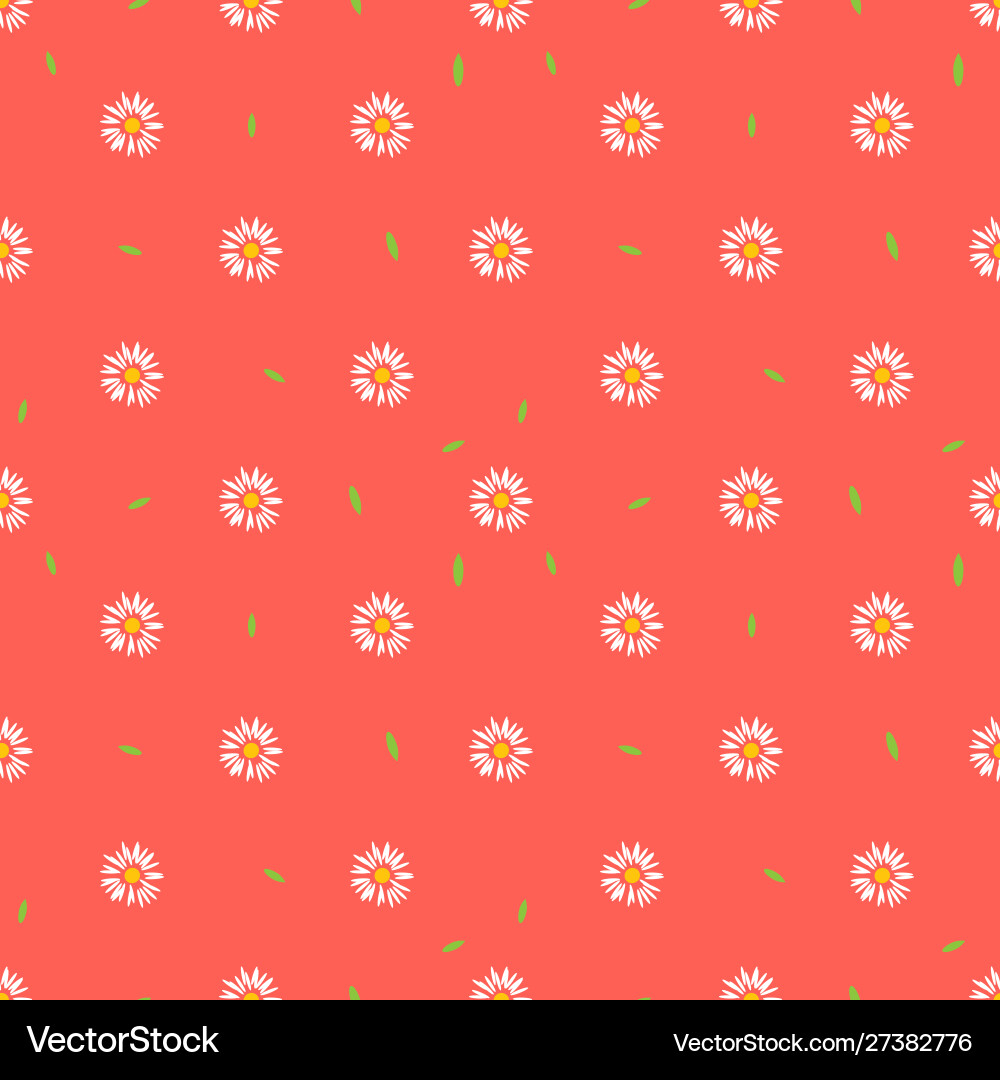 Floral Seamless Flower Pattern vector image