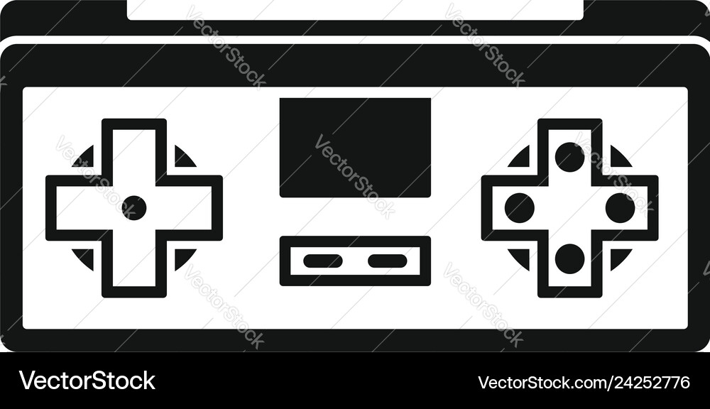 Gadget game controller icon simple style Gadget game controller icon simple style vector image