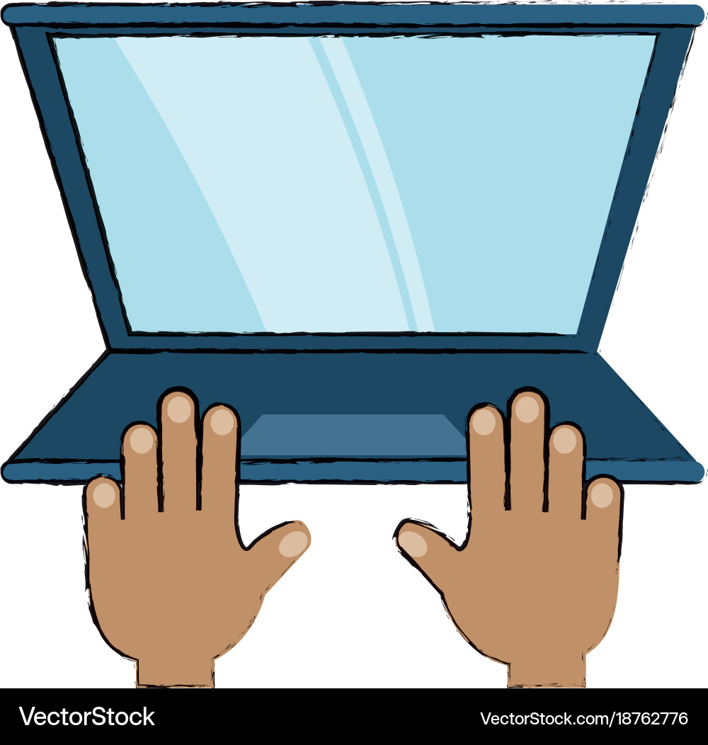 Laptop computer icon image vector image