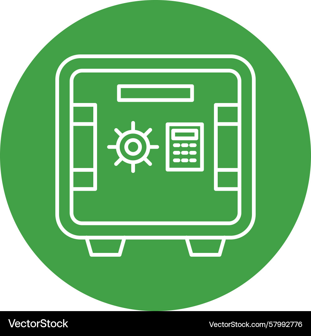 Secure Strongbox Collection Vector Image
