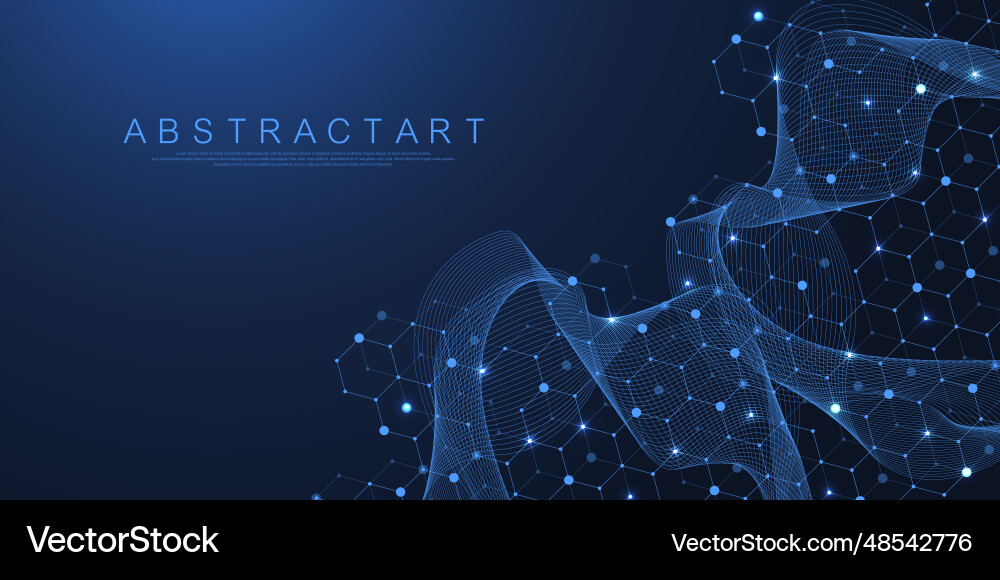 Technology Data Network Abstract vector image
