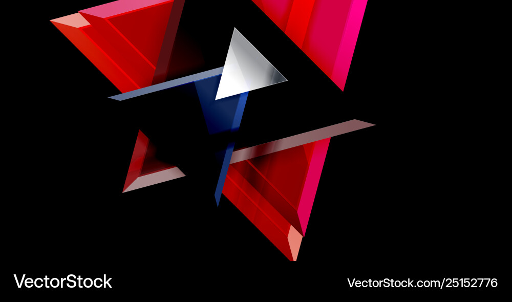 Triangle abstract background Vector Image