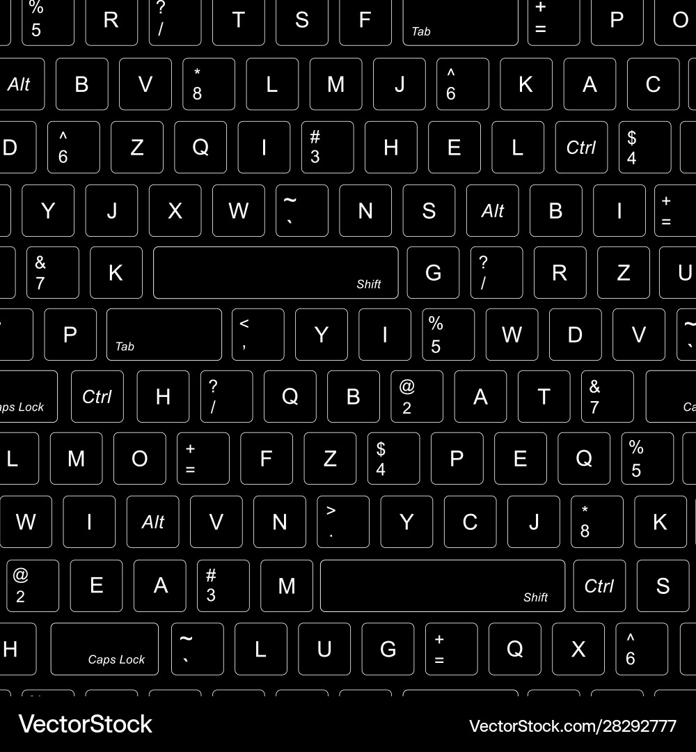 Computer keyboard background seamless abstract Computer keyboard background seamless abstract vector image