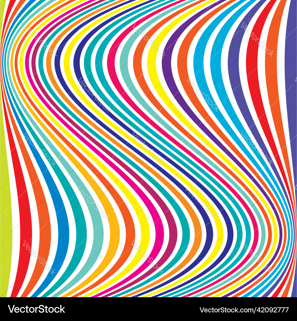 Distorted deformed lines and stripes element Distorted deformed lines and stripes element Vector Image