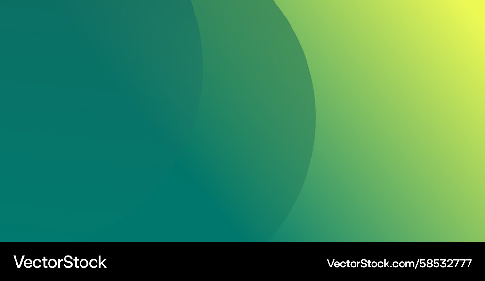 Gradient Green Color Background Vector Image