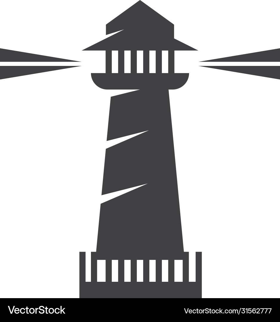 Light house logo Light house logo vector image