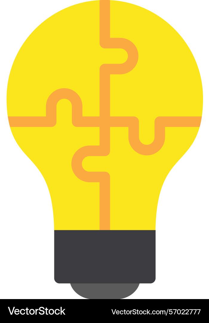 Problem solving flat style icon design vector image