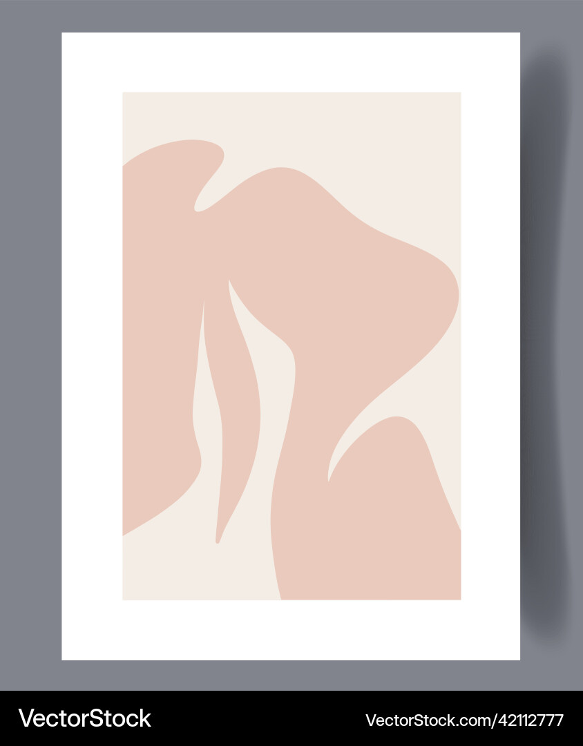 Scandinavian abstract print Scandinavian abstract print vector image