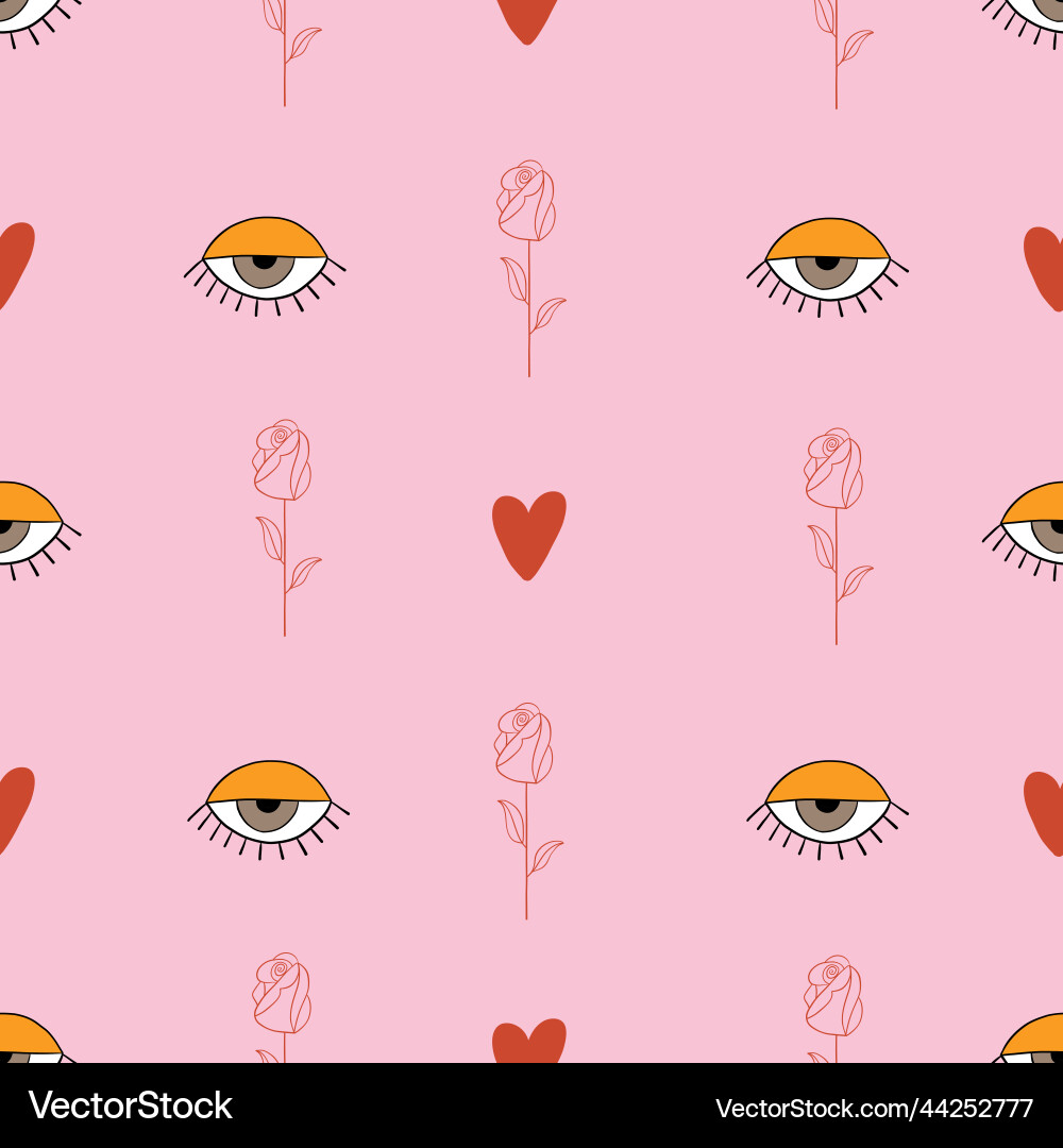 Seamless pattern with boho elements Seamless pattern with boho elements vector image
