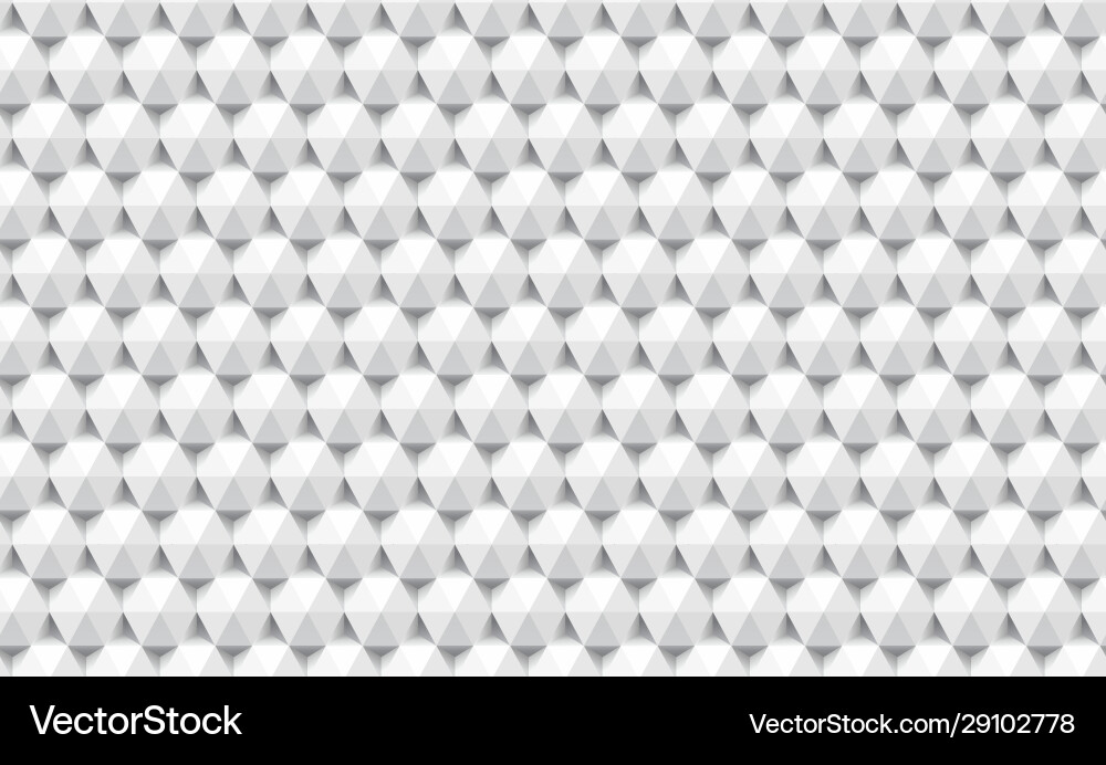 3d paper triangles and hexagons seamless pattern 3d paper triangles and hexagons seamless pattern vector image