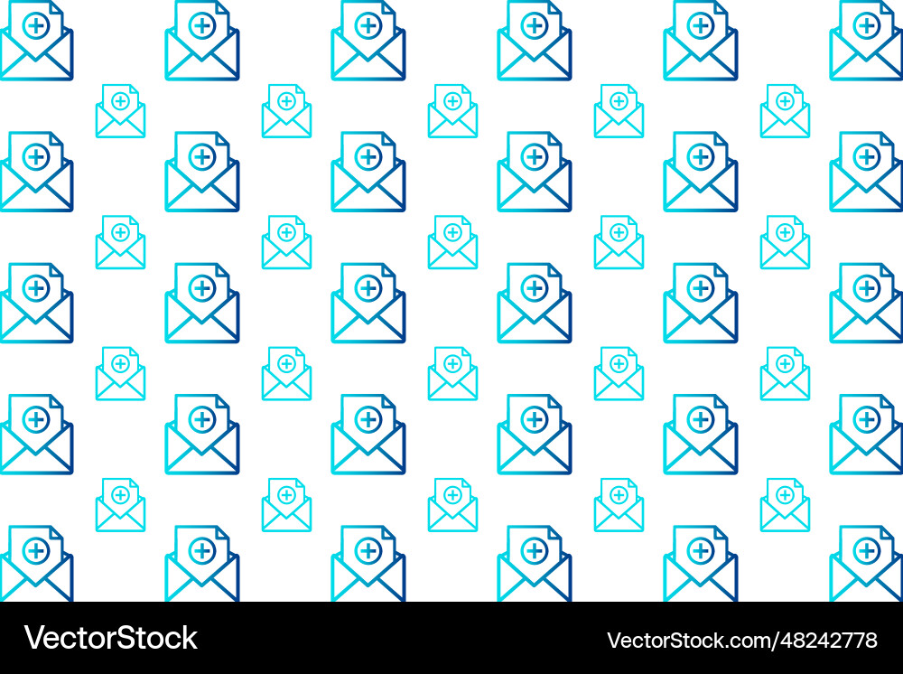 Abstract email invitation pattern background Abstract email invitation pattern background vector image