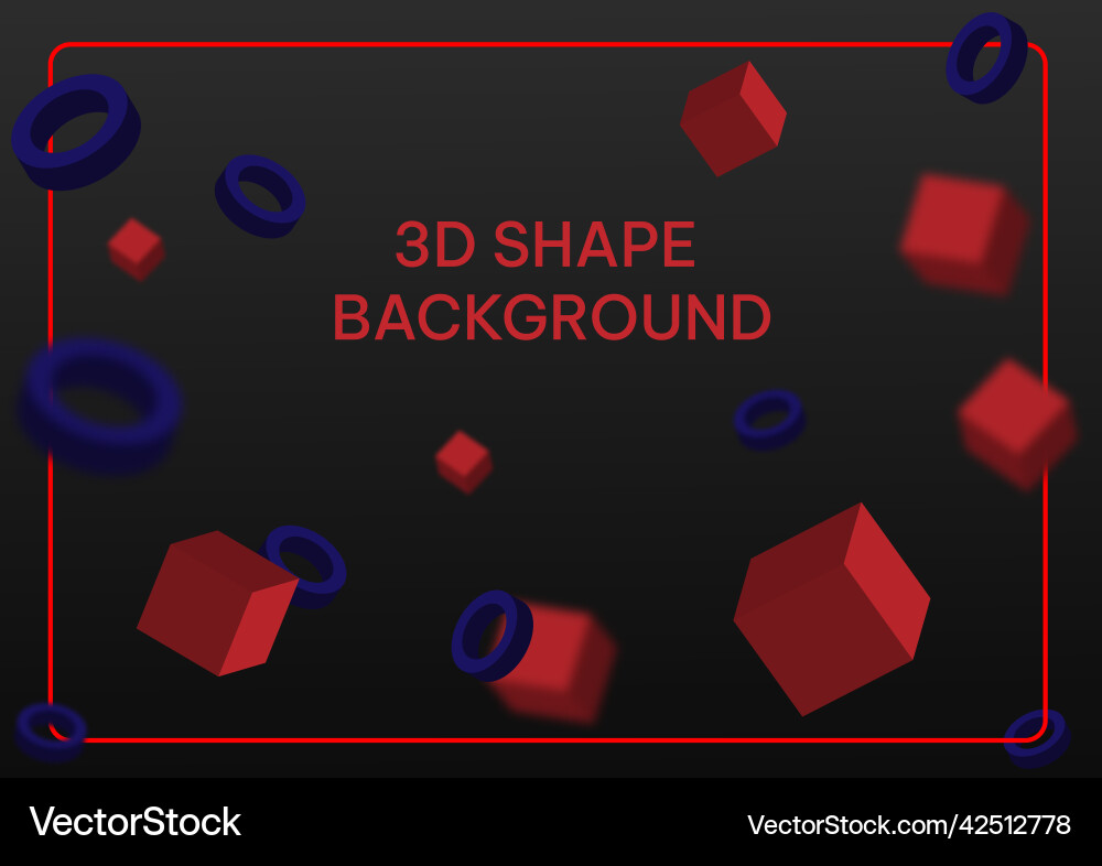 Abstract minimal with dynamic 3d spheres Vector Image