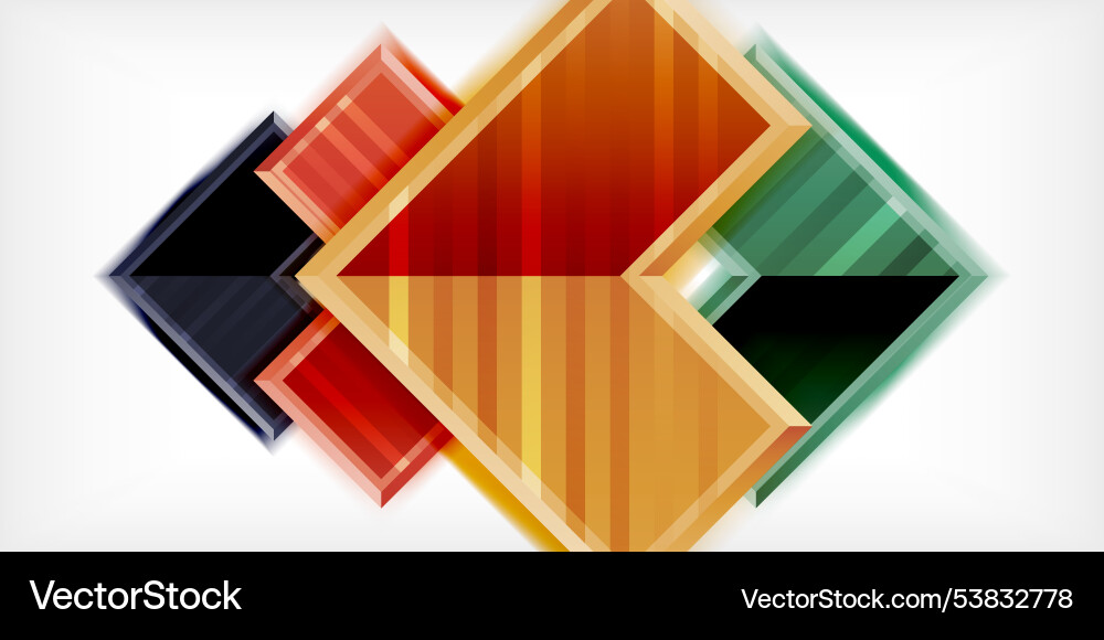 Arrow symbols created with 3d effects and line Arrow symbols created with 3d effects and line vector image