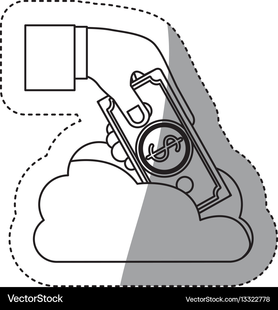 Database hosting icon stock vector image