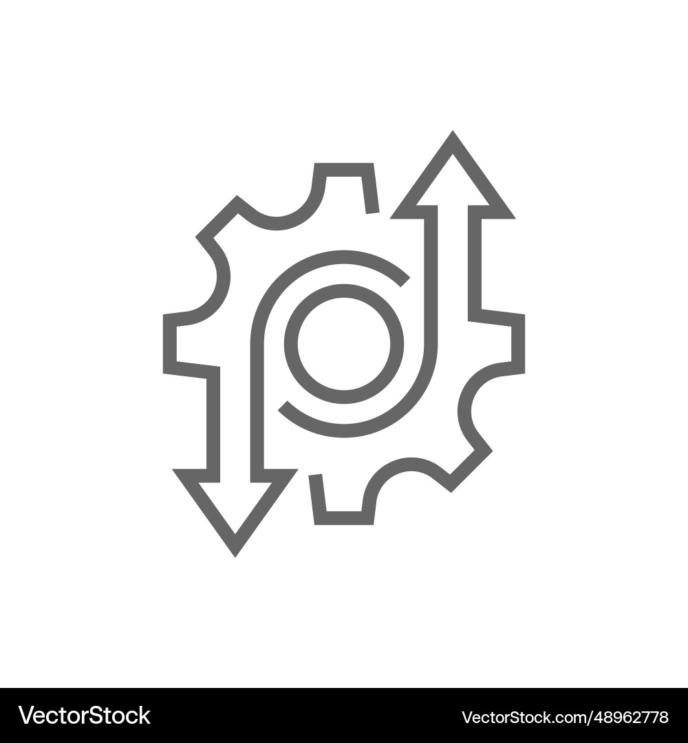 Integration optimization icon Vector Image